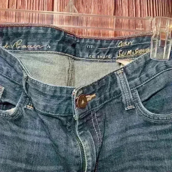 Eddie Bauer Woman's curvy slim straight jeans sz 10 - Picture 4 of 5